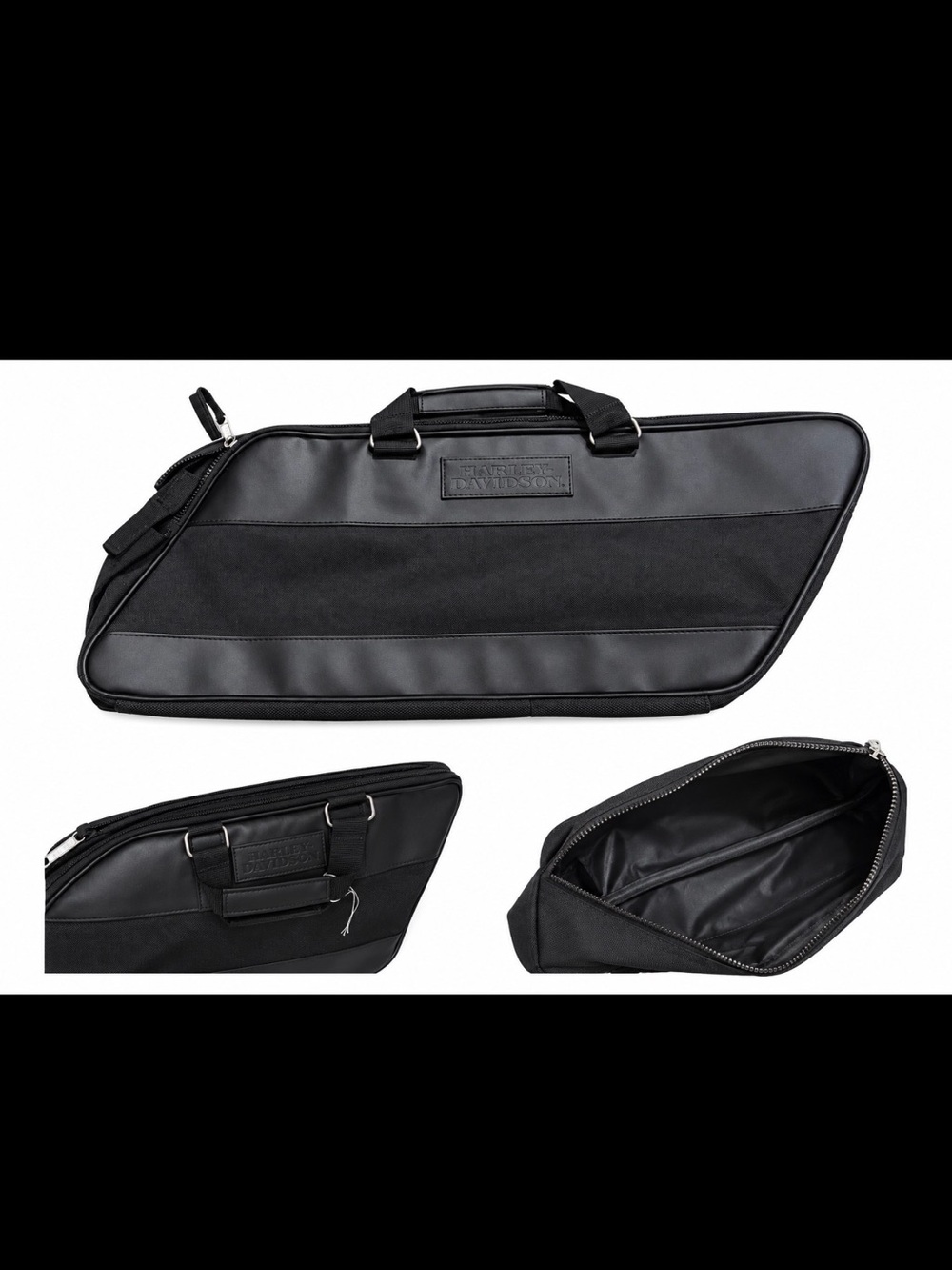 Harley Davidson Black Saddle Bag Liners (2)
